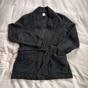 North of West Black Tie Cardigan